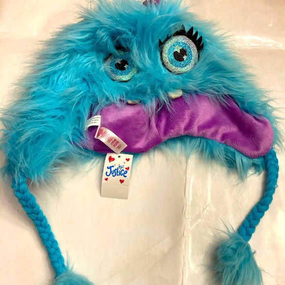 Fuzzy Monster Hat From Justice | Poshmark